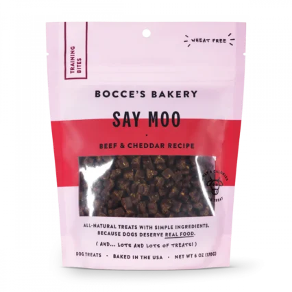 Bocce's Bakery Every Day Say Moooo Training Bites Treats